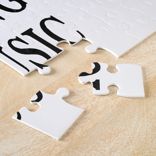 Eerder luister naar muziek legpuzzel (Zijkant)