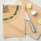 Eerder mediteren... theedoek (Quarter Fold)