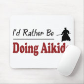 Eerder om Aikido te doen Muismat (Met muis)