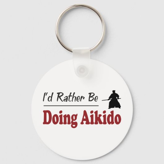Eerder om Aikido te doen Sleutelhanger (Voorkant)