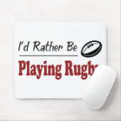 Eerder om Rugby te spelen Muismat (Met muis)