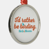 Eerder om te worden geboren metalen ornament (Rechts)