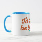 Eerder om te worden geboren mok (Links)