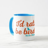 Eerder om te worden geboren mok (Voorkant links)