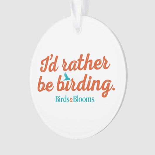 Eerder om te worden geboren ornament (voorkant)