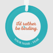 Eerder om te worden geboren ornament (achterkant)