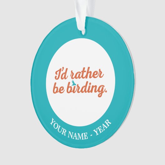 Eerder om te worden geboren ornament (voorkant)