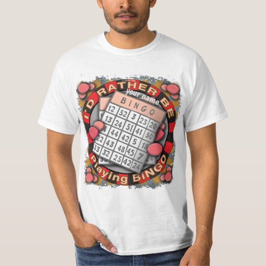 Eerder Play Bingo T-shirt (Voorkant)