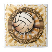Eerder Play Volleyball Tegeltje (Voorkant)