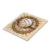 Eerder Play Volleyball Tegeltje (Zijkant)