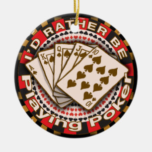 Eerder Poker ornament