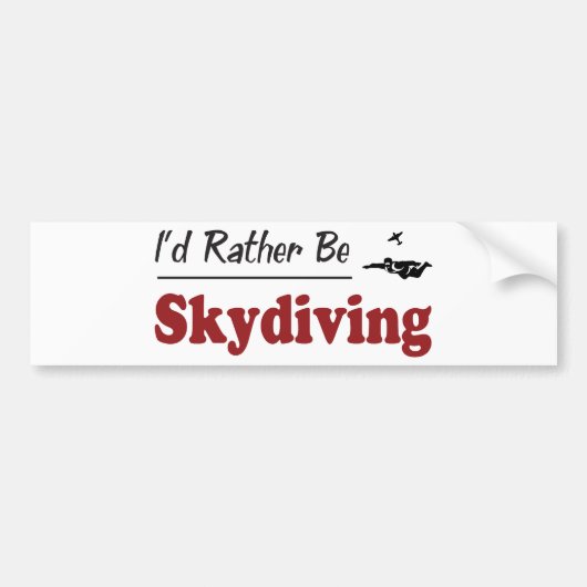 Eerder: Skydiving Bumpersticker (Voorkant)