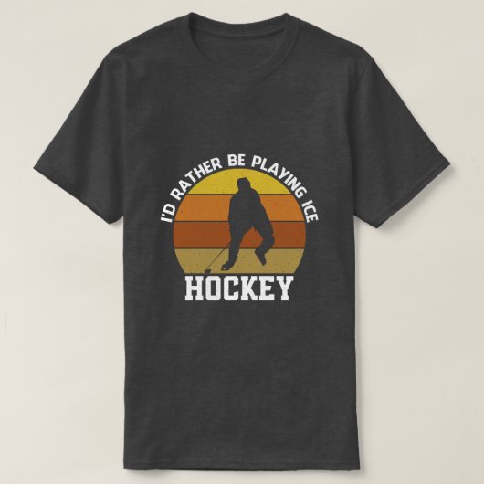 Eerder speel Ice Hockey T-shirt (Design voorkant)
