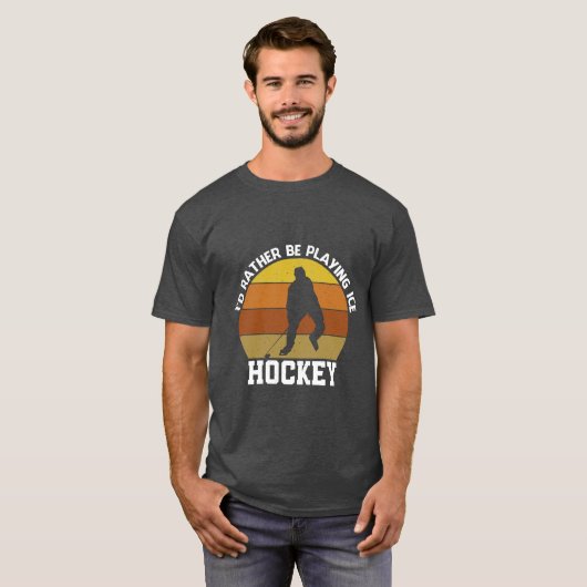 Eerder speel Ice Hockey T-shirt (Voorkant volledig)