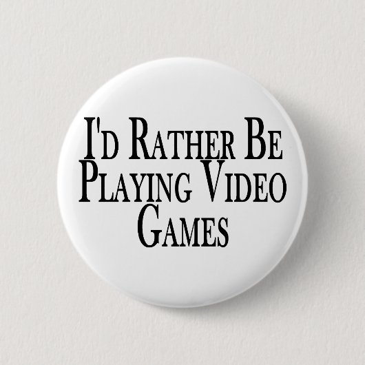 Eerder Speel Video Games Ronde Button 5,7 Cm (Voorkant)