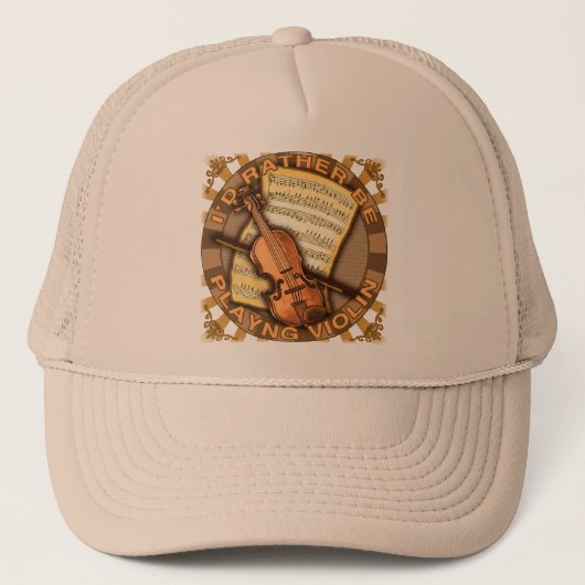 Eerder speel Violin Trucker Pet (Voorkant)
