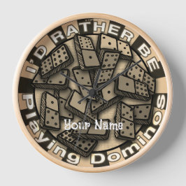 Eerder spelen Dominoes klok