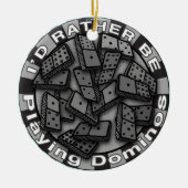 Eerder spelen Dominoes ornament (Voorkant)