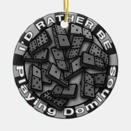 Eerder spelen Dominoes ornament