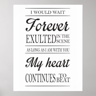 Eerder zijn - CLEAN BANDIT LYRICS - wanddecor, typ Poster