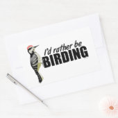 Eerder zijn de vogels rechthoekige sticker (Envelop)