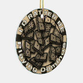 Eerdere Play Dominos Keramisch Ornament (Rechts)