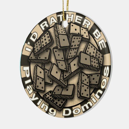 Eerdere Play Dominos Keramisch Ornament (Links)