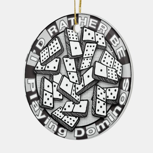 Eerdere Play Dominos Keramisch Ornament (Links)