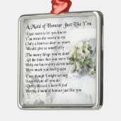 eeremiddel - Wedding Bouquet-ontwerp Metalen Ornament (Links)