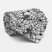 Eerie Arachnid/Spider & Web Stropdas (Opgerold)