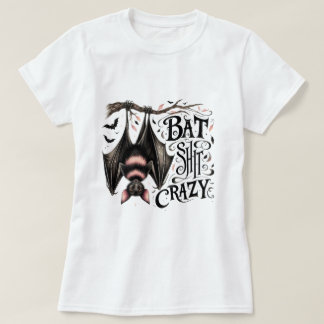 Eerie Arboreal Bat Decor Schattig T-shirt