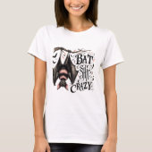 Eerie Arboreal Bat Decor Schattig T-shirt (Voorkant)
