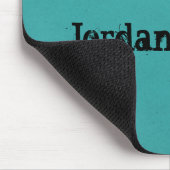 Eerie Bats Halloween Mousepad, Aqua Muismat (Hoek)