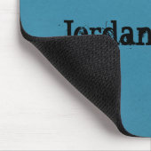 Eerie Bats Halloween Mousepad, Blue Muismat (Hoek)