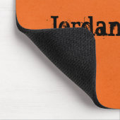 Eerie Bats Halloween Mousepad, Sinaasappel Muismat (Hoek)