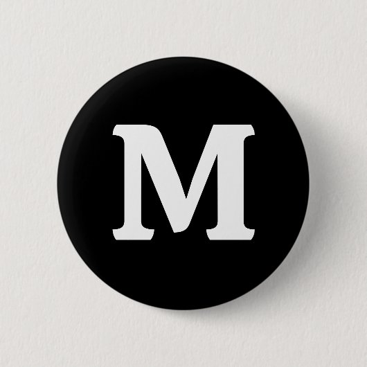 Eerie Black Solid Color Ronde Button 5,7 Cm (Voorkant)