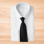 Eerie Black Solid Color Stropdas<br><div class="desc">Eerie Black Solid Color</div>
