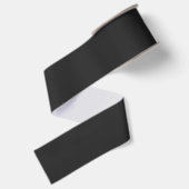 Eerie Black Wide Grosgrain Ribbon Lint (Achterkant)