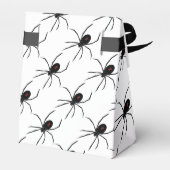 Eerie Black Widow Spiders Bedankdoosjes (Achterkant)