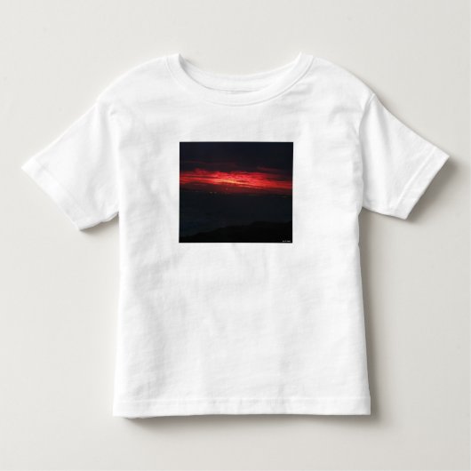 Eerie But Beautiful Sunset Kinder Shirts (Voorkant)