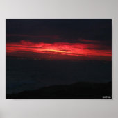 Eerie But Beautiful Sunset Poster (Voorkant)