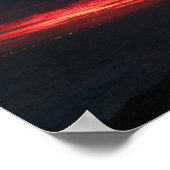 Eerie But Beautiful Sunset Poster (Hoek)