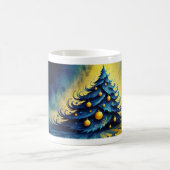 Eerie Christmas Night Tree Art Magische Mok (Center)