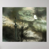 Eerie Crow Moon Poster (Voorkant)
