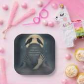 Eerie Elegant Zombie Trouwpapier Borden Papieren Bordje (Feest)