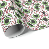 Eerie Eyeballen | Sinister Stare Hypnotiding Eyes Cadeaupapier (Rol Hoek)