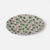 Eerie Eyeballen | Sinister Stare Hypnotiding Eyes Papieren Bordje (Gekanteld)