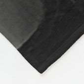 Eerie Foggy Forest Path Art Fleece Deken (Hoek)