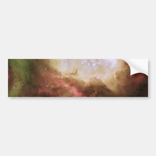 Eerie geest in Carina Nebula Bumpersticker (Voorkant)