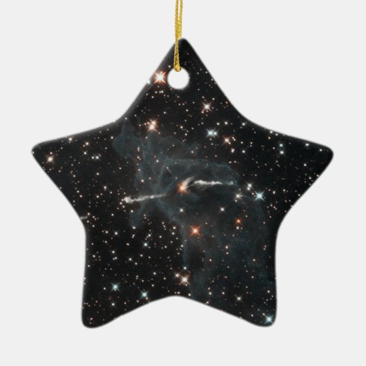 Eerie geest in Carina Nebula Keramisch Ornament (Voorkant)